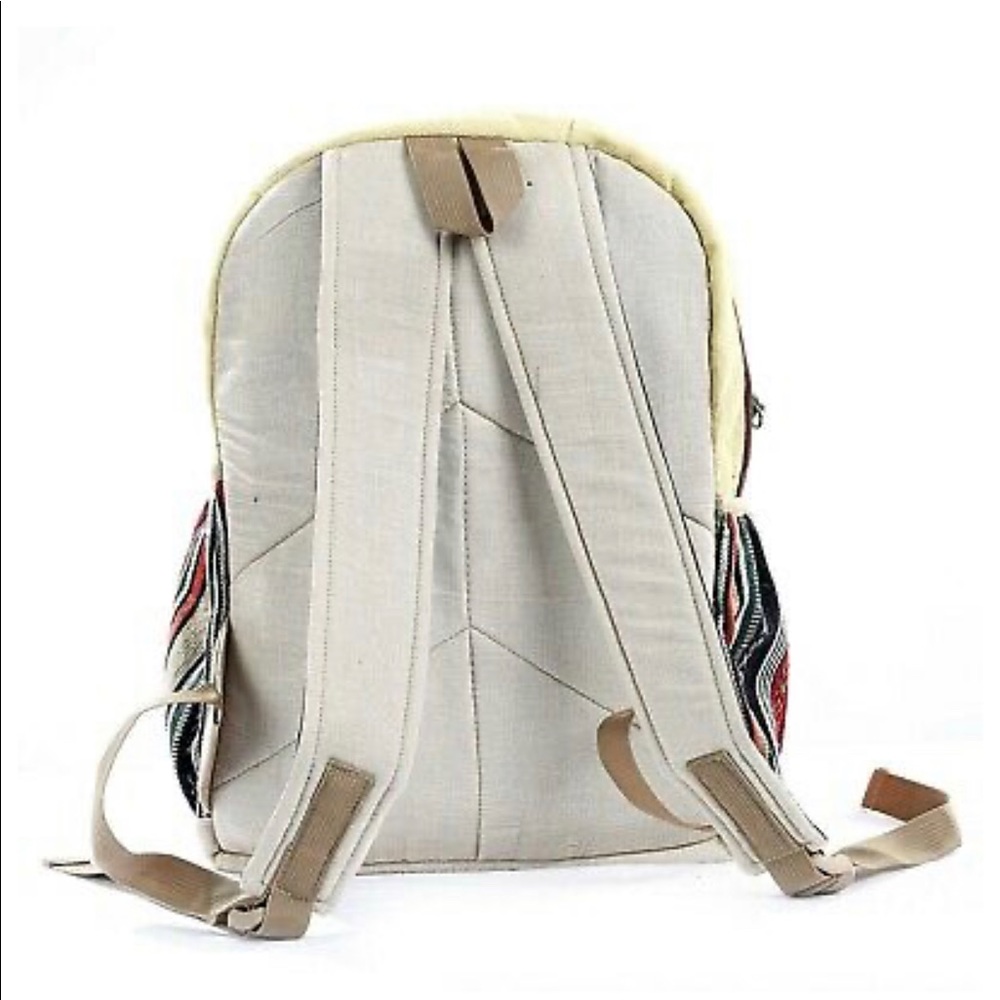 Hemp Backpack Bohemian - Picture 2 of 6